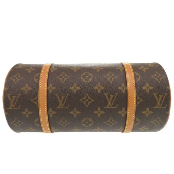 LOUIS VUITTON Brown Monogram Leather Papillon 26 Bag - Picture 4 of 11
